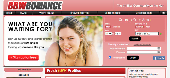 BBW Romance Review Homepage