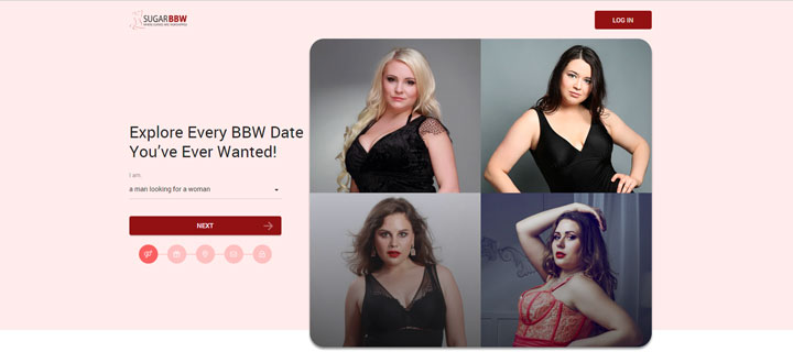 SugarBBW Review Homepage