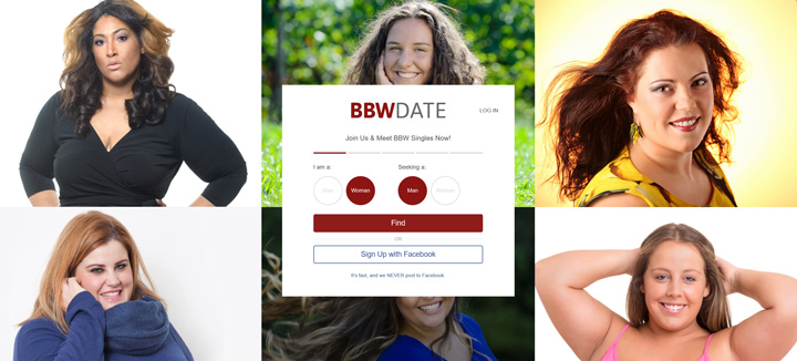 BBW Date printscreen homepage